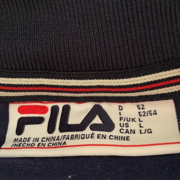 FILA Zip-Up Tracksuit Top - Picture 3 of 4